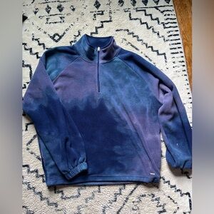Blue Quarter Zip- Size S